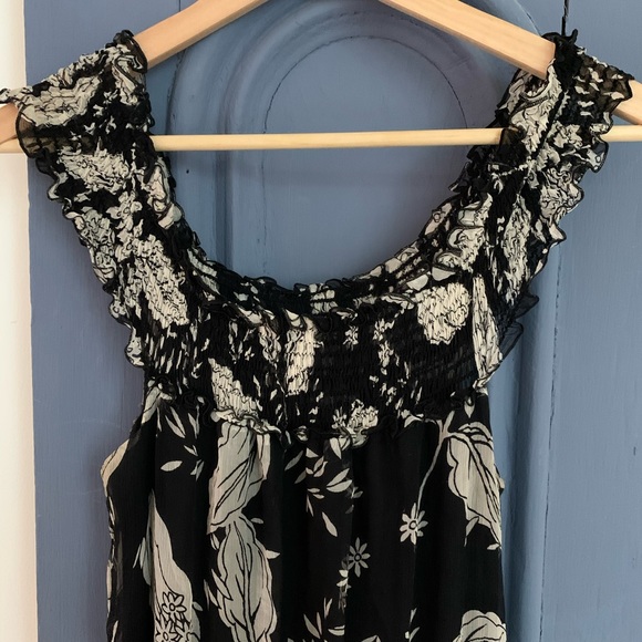 100% silk patterned dress - Picture 2 of 4